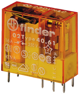 Finder - 40 Schakelrelais Rel 1W 16A 230V