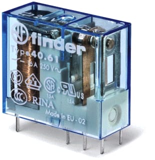 Finder - 40 Schakelrelais Rel 1W 16A 24V