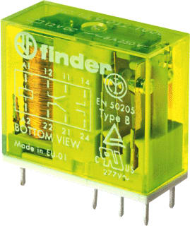 Finder - 50 Schakelrelais Relais 12V 8A/250Vac