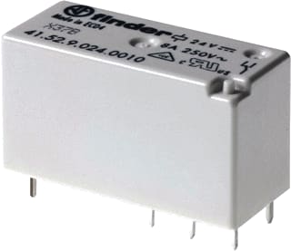 Finder - 41 Schakelrelais Relais 24V 8A/250Vac
