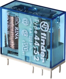 Finder - 44 Schakelrelais relais 12v 6a/250vac