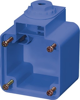 Mennekes - Schuko Wandcontactdoos (WCD schakelmat.) Onderbak Ip44 Bl