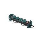 Bachmann - Hook Outdoor 4xWCD Contactdooscombinatie 4X230V Ra 4M Zw