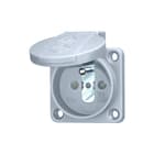 Mennekes - Schuko Toestelcontactdoos geaard Inbcontd 2P+Pe Ki Ip44 Gs