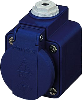 Mennekes - Schuko Wandcontactdoos (WCD schakelmat.) wcd 10082