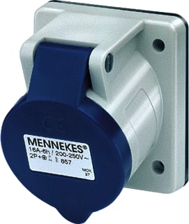Mennekes - CEE-contactdoos, aanbouw 857