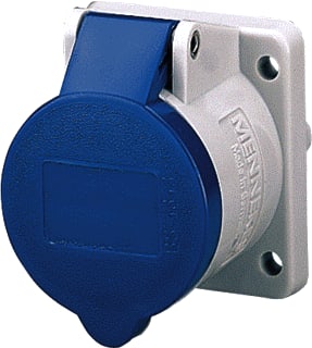 Mennekes - Twincontact CEE-contactdoos, aanbouw 1619