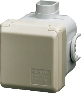 Mennekes - Cepex CEE-wandcontactdoos Wcd Ra 16/230+Inbds