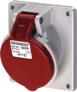 Mennekes - Twincontact CEE-contactdoos, aanbouw 3473