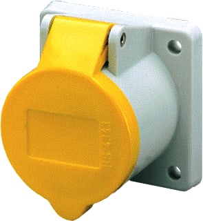 Mennekes - Twincontact CEE-contactdoos, aanbouw 1337