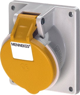 Mennekes - Twincontact CEE-contactdoos, aanbouw 1631