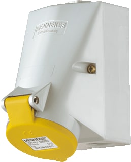 Mennekes - CEE-wandcontactdoos Wcd Cee 16A 4P 4H 110V