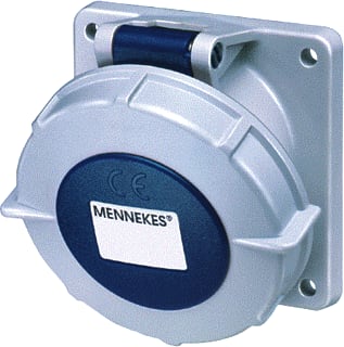 Mennekes - Twincontact CEE-contactdoos, aanbouw 1168