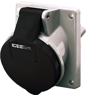 Mennekes - CEE-contactdoos, aanbouw 3191