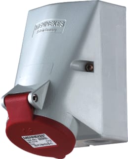 Mennekes - Twincontact CEE-wandcontactdoos Wcd Cee 421