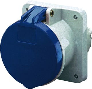 Mennekes - CEE-contactdoos, aanbouw ceecdaanb 1261a