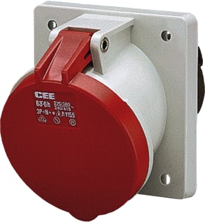 Mennekes - CEE-contactdoos, aanbouw 1151A