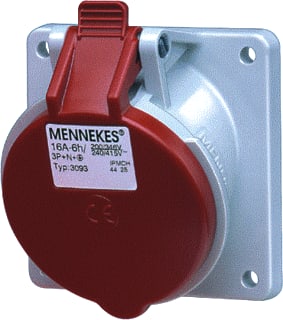 Mennekes - CEE-contactdoos, aanbouw 3022