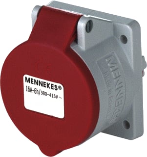 Mennekes - CEE-contactdoos, aanbouw 2443