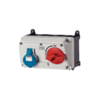 Mennekes - AMAXX Duo CEE-cont.doos uitschak.baar, bevei. Wcd Cee 3P 16A 230V Ip44