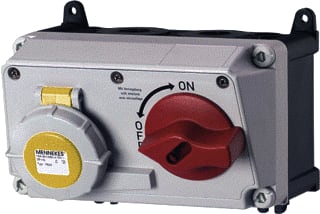 Mennekes - AMAXX Duo CEE-cont.doos uitschak.baar, bevei. 7620