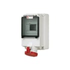 Mennekes - CEE-cont.doos uitschak.baar, bevei. Wcd Cee 5P 63A 400V Rai
