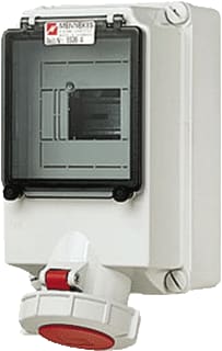 Mennekes - CEE-cont.doos uitschak.baar, bevei. Wcd Cee 63A 5P 400V Rail