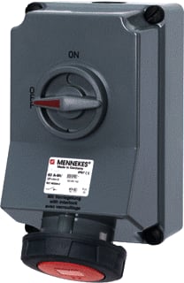 Mennekes - Duo CEE-cont.doos uitschak.baar, bevei. 7289