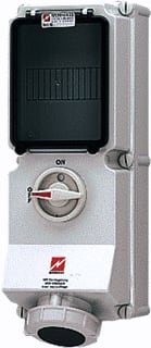 Mennekes - Duo CEE-cont.doos uitschak.baar, bevei. 5641a