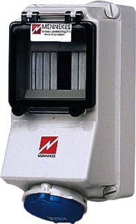 Mennekes - CEE-cont.doos uitschak.baar, bevei. 7007