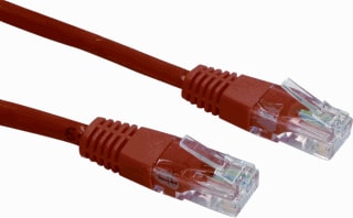 ACT - Cat5e rood Patchkabel twisted pair Patchk U/Utp 5E Ro 0,5M