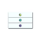 ABB Busch-Jaeger - I-Bus KNX Tastsensor bussysteem knx prion sen 3v a-alb/swit