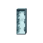 ABB Busch-Jaeger - Future Opbouwbak inbouwschakelmateriaal opbbak bodem 3v f-aluzilver