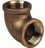 Watts - Microflex Heating Fitting met 2 aansluitingen Mf 90 Bochtstk Ms 3/4 F/F