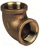 Watts - Microflex Heating Fitting met 2 aansluitingen Mf 90 Bochtstk Ms 4/4 F/F
