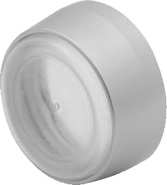 EAO - Serie 04 Drukknop frontrand Frontr Alum. +Silic Membra