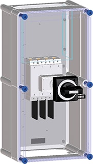 Eaton - Halyester Schakelaarkast Hnzm1-125-4