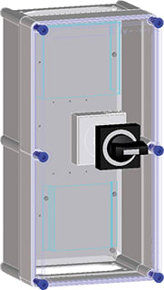 Eaton - Halyester Schakelaarkast Hnzm2-Excl-4