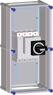 Eaton - Halyester Schakelaarkast Hnzm2-200-4