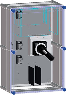 Eaton - Halyester Schakelaarkast Hnzm3-Excl-3