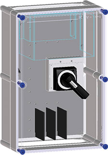 Eaton - Halyester Schakelaarkast Hnzm3-Excl-4