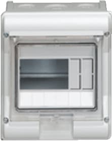 Hager - Vector Groepenkast, leeg Vectorverd 4/6Mod Ve106F