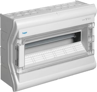 Hager - Vector Groepenkast, leeg Vectorverd 18-Mod Ve118F
