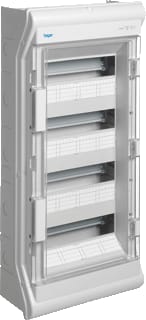 Hager - Vector Groepenkast, leeg Vectorverd 48-Mod Ve412F
