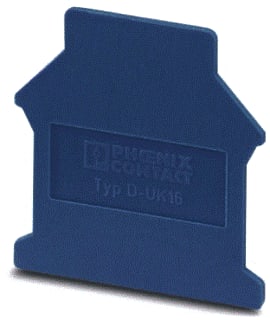 Phoenix Contact - Eindplaat rijgklem Eindrygkl D-Uk 16 Bu