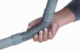 Girpi - Flexibocht Fitting met 2 aansluitingen Akth 40Mm Pvc Grijs