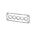 Eaton - RMQ-Titan Inbouwplaat drukknop/signaallamp M22-E5