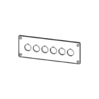 Eaton - RMQ-Titan Inbouwplaat drukknop/signaallamp M22-E6