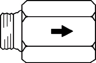 Grundfos - Terugslagklep Terugslag Klep Rp1/2