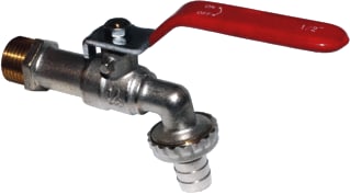 De Beer - Tapkraan Tapkr 1/2" Afsl./Slot